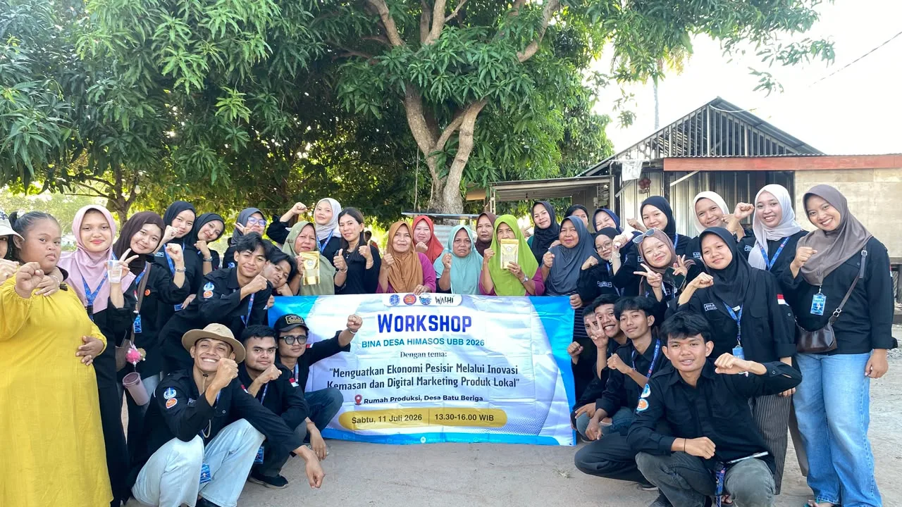 Bina Desa HIMASOS Bersama WALHI dan Sangpuan Dorong Penguatan UMKM Pesisir Desa Batu Beriga