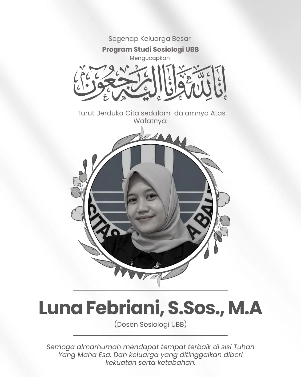 Kami Kehilangan..