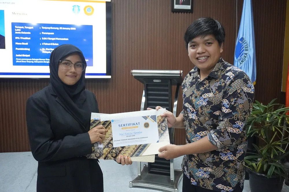 Mengukir Prestasi dan Menginspirasi: Nur Faizza Tunnisa, Sosok Muda dari Prodi Sosiologi
